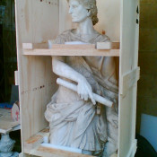 Sciutto_imballare_scultura in marmo